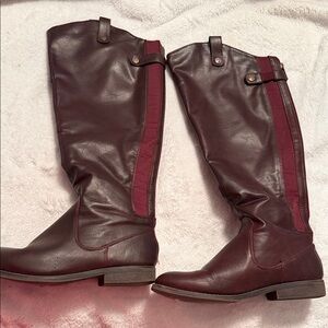 Stylish Burgundy Boots
